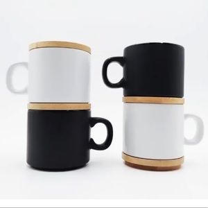 Nib Ceramic Stackable Mugs. Set of 4- 10 oz